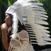 Federhaube,Indianerhaube,War Bonnet,Indian Headdress,Coiffe indienne,Squaw,little big horn – Bild 4