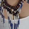 Perlenkette, Statement Kette,  indian necklace, Halskette, Choker collier, ethno style – Bild 3