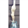 Wand Liqva, Wand Glas Vase, Wand Vase an Wurzel, gamal,root molten vase