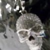 Lederkette mit Totenkopf silber - skull - Skullkette silver - skull - Leather necklace with skull silver – Bild 2