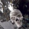 Lederkette mit Totenkopf silber - skull - Skullkette silver - skull - Leather necklace with skull silver – Bild 3