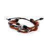 Lederhalsband Totenkopf, Lederkette Skull,leather chain Skull,chaîne en cuir Skull – Bild 7