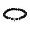 Lederhalsband Totenkopf, Lederkette Skull,leather chain Skull,chaîne en cuir Skull – Bild 3
