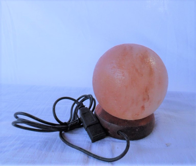 Lunartec Salzlampe Salzkristalllampe Mini-Salzkristall-Lampe mit USB-Stromversorgung
