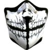 Motorrad Neopren Maske Gesicht des Todes, Biker Mask Face of death, mit Staubfilter, Mundschutz, Atemschutz