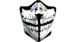 Motorrad Neopren Maske Gesicht des Todes, Biker Mask Face of death, mit Staubfilter, Mundschutz, Atemschutz