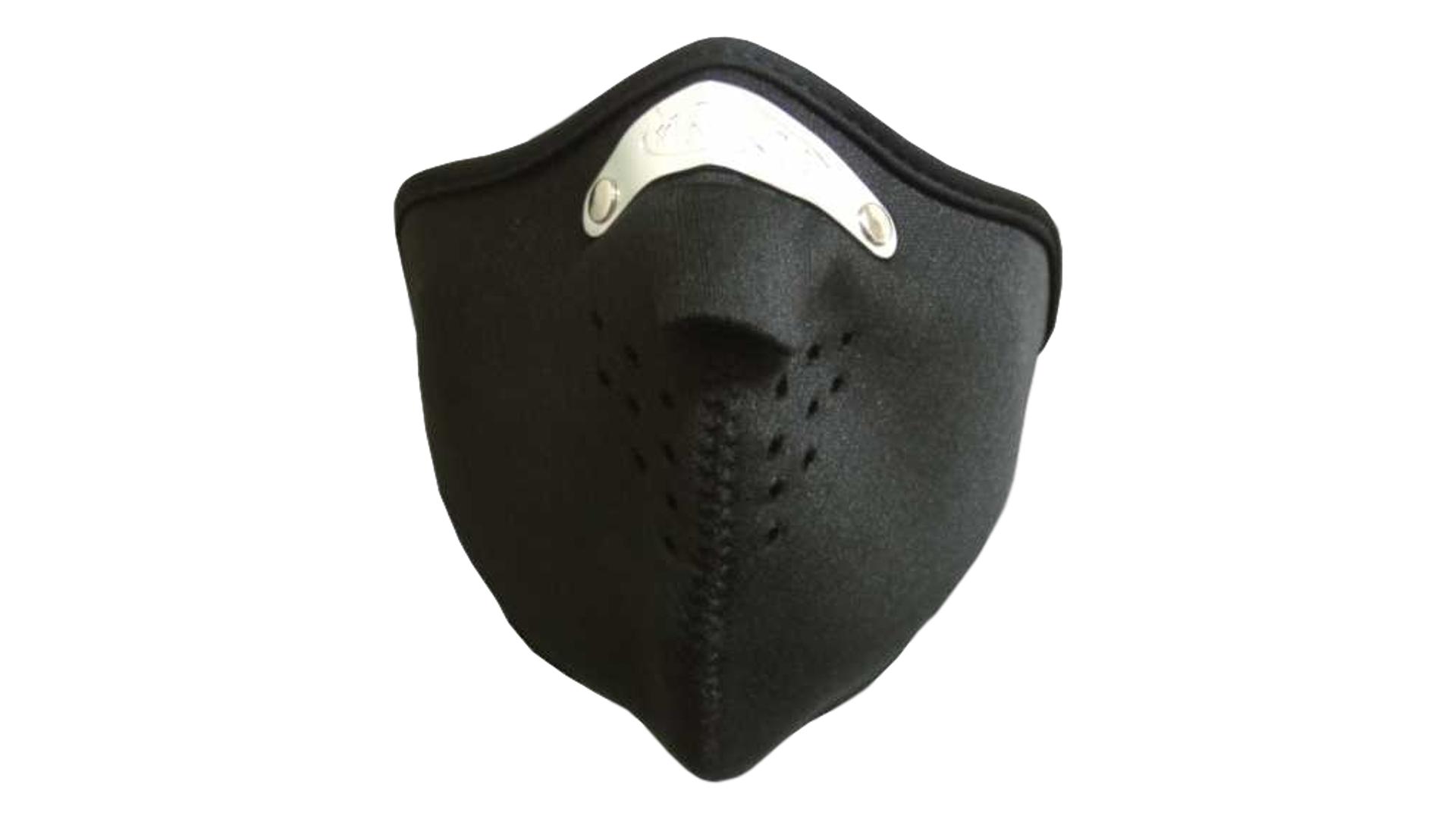 Sport Neopren Maske Schwarz mit Nieten,Studded Biker Mask Nasenschutz Mund 