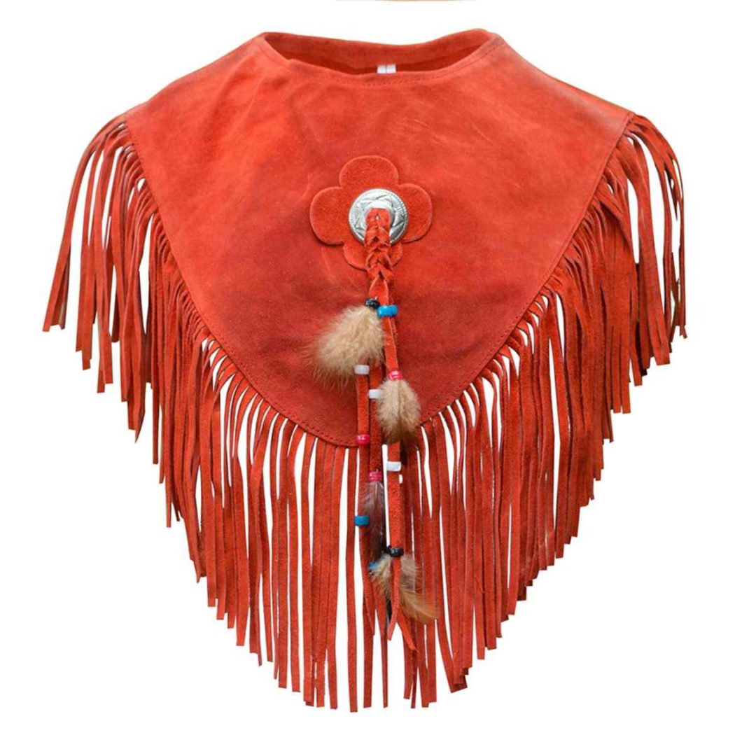 Edler Indianer Poncho - L-,Noble Indian Poncho,Collar de poncho indio
